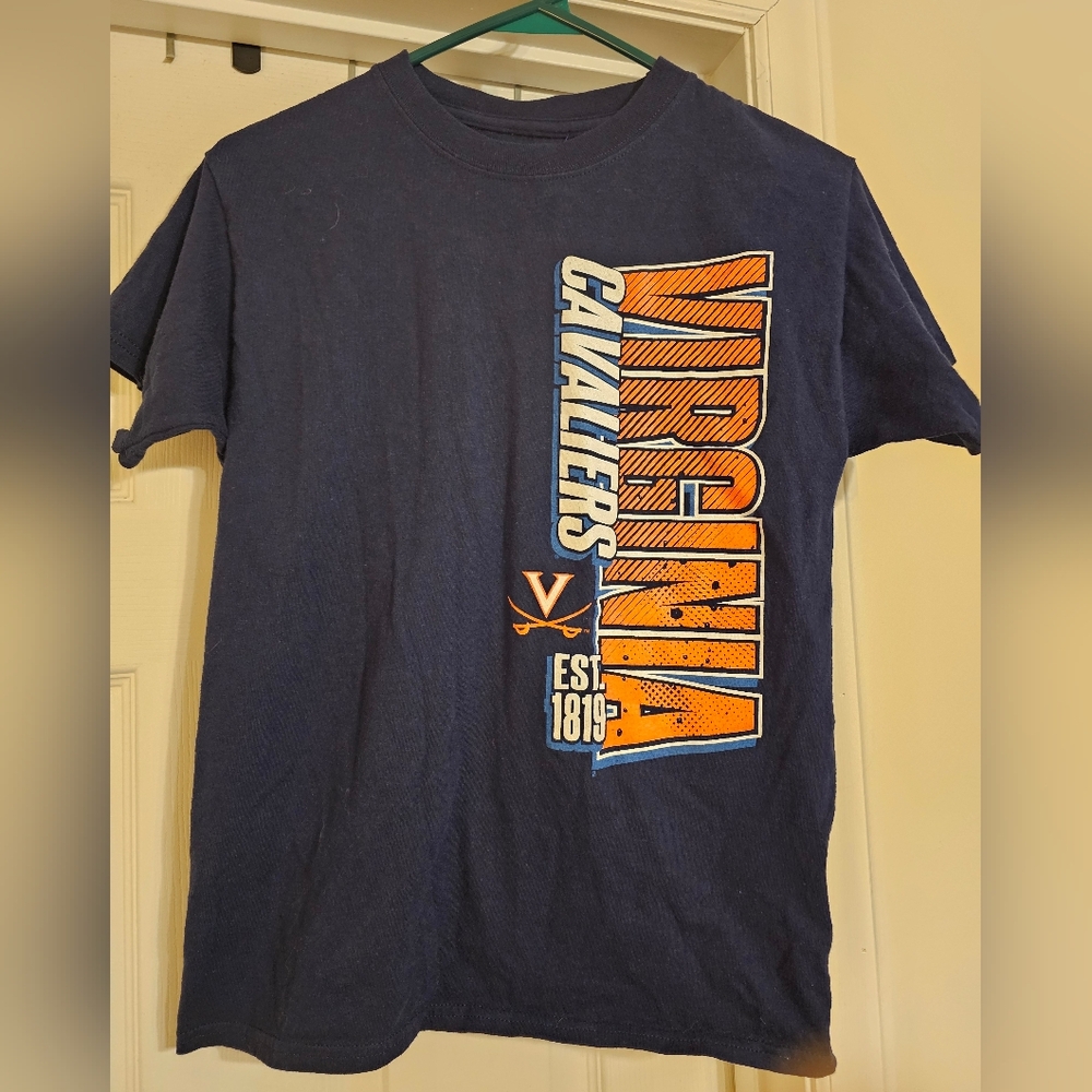 Pro Edge Virginia Cavaliers T-shirt. Size:L 12/14.